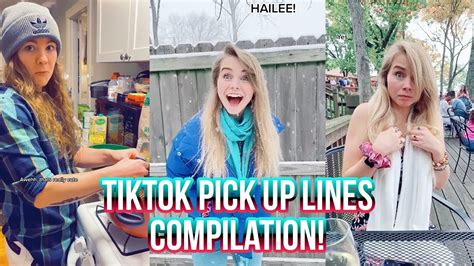 All Our TikTok Pick Up Lines! Pt. 04 - Hailee And Kendra - YouTube