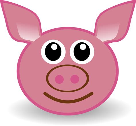 cartoon pig face - Clip Art Library