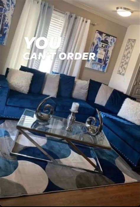 Pin by RaeeeDiorrr🦋 on Apartment ideas | Blue living room decor, Beautiful living rooms decor ...