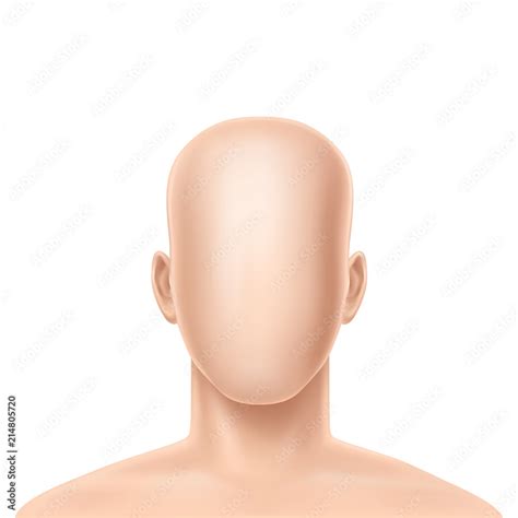 Vecteur Stock Vector 3d faceless human model, blank dummy, part of male or female body isolated ...