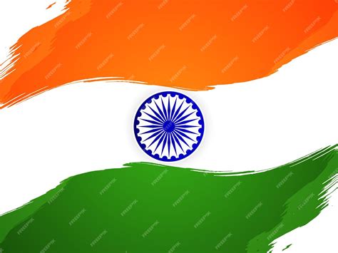 Free Vector | Decorative indian flag design independence day background ...