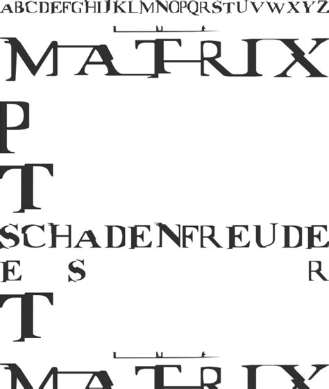 Matrix font history fontstand - pastorper