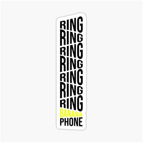 "Banana Phone Meme" Sticker by artsylab | Redbubble