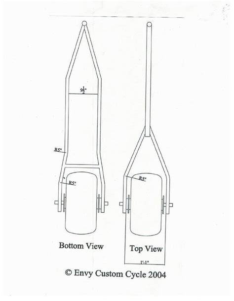 mini chopper frame plans - Street Source | Chopper frames, Mini chopper ...