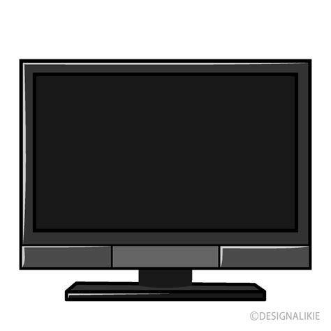 Television Clipart Black And White