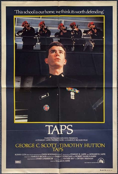 All About Movies - Taps Poster Original One Sheet 1981 Timothy Hutton ...