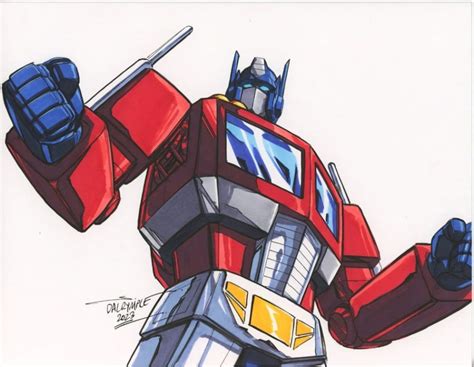 Transformers: Optimus Prime , in Michael Sand's Pinups Comic Art ...