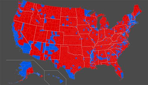 Presidential Map By County - Yoshi Katheryn