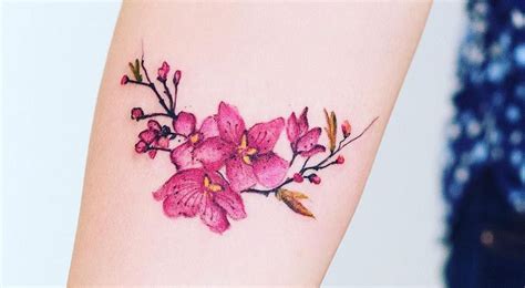 El bello significado de los tatuajes de flor de cerezo o Sakura | El Popular