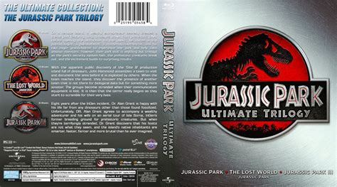 Jurassic Park - Movie Blu-Ray Custom Covers - Jurassic Park Trilogy ...