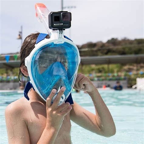 Breath Easy Snorkeling Mask | Full face snorkel mask, Snorkeling ...