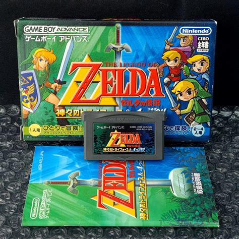 The Legend Of Zelda Link To The Past & Four Swords Game Boy Advance GBA Japan Ver. Zelda ...