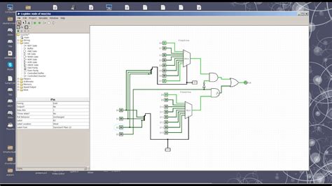 Building a 16 bit multiplexer from 2 8 bit multiplexors - YouTube