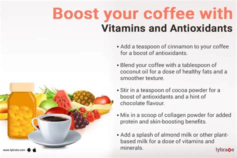 Boost your coffee with vitamins and antioxidants - By Dt. Krupa Parekh | Lybrate