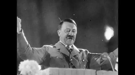 WW2 - Adolf Hitler during a speech | Stock Video | Pond5