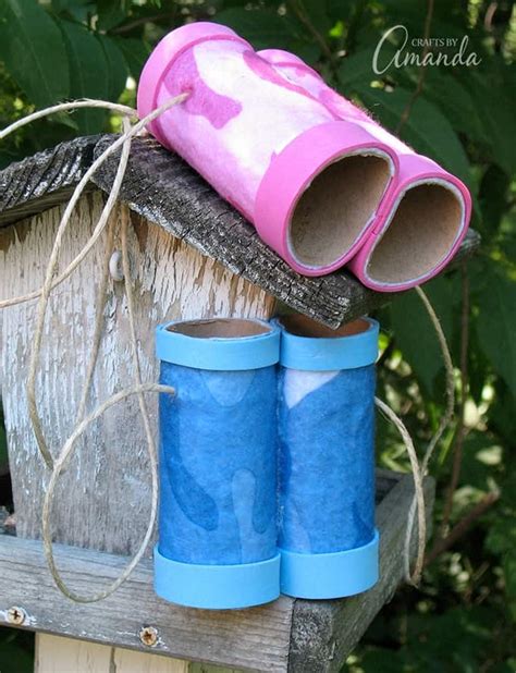 Cardboard Tube Binoculars: the perfect spring and summer time kid's craft