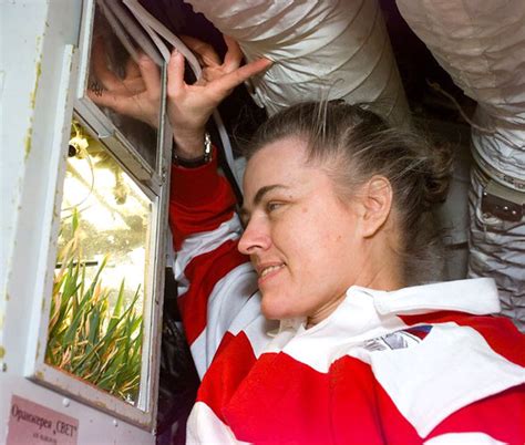 One of NASA's First Six Female Astronauts Shannon Lucid Lands at NASA's Kennedy Space Center in ...