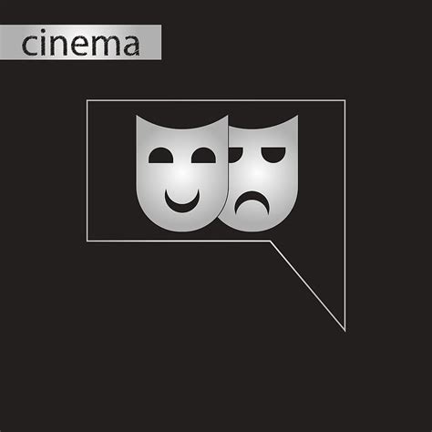 Black and white style icon theater masks vector ai eps | UIDownload