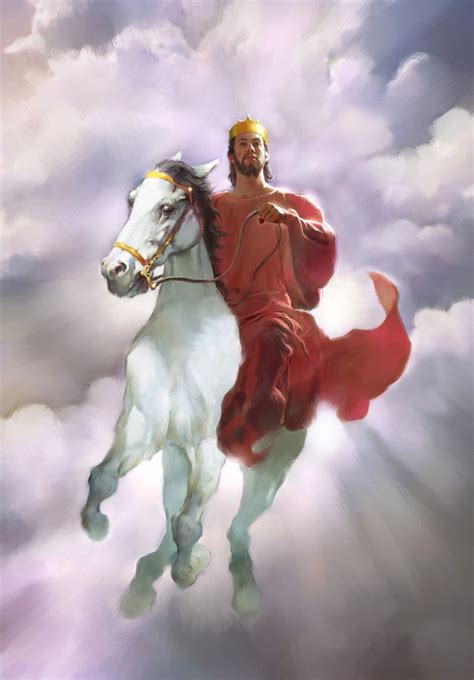 Jesus On A White Horse Painting at PaintingValley.com | Explore ...