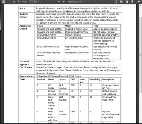 Sample Business Requirements Document Application Development | The ...