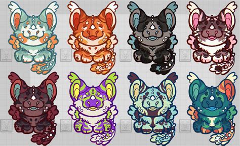 Some Lil Guys (6/8 Open) by FlickerAdopts on DeviantArt