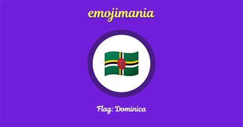 🇩🇲 Flag: Dominica emoji Copy & Paste - Emojimania