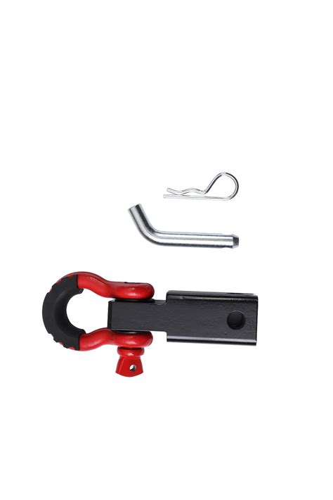 2" Trailer Hitch Receiver - 3/4" D Ring Bow Shackle Heavy Duty Off Road Pulling | eBay