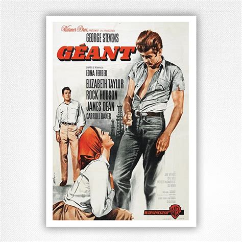 Géant affiche - Giant French one-sheet film poster - Jean Mascii - 1963