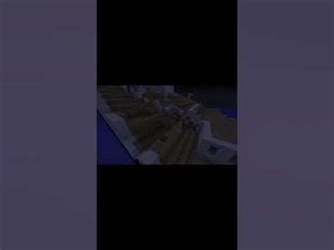 Titanic split scene in Minecraft #titanic #minecraft #ship #movie #minecraftshorts - YouTube