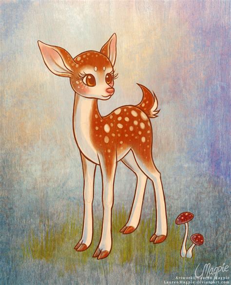 Cute Deer Drawing at GetDrawings | Free download