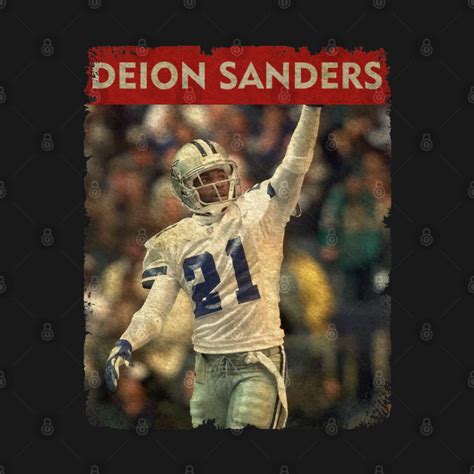 Deion Sanders - RETRO STYLE - Deion Sanders - T-Shirt | TeePublic