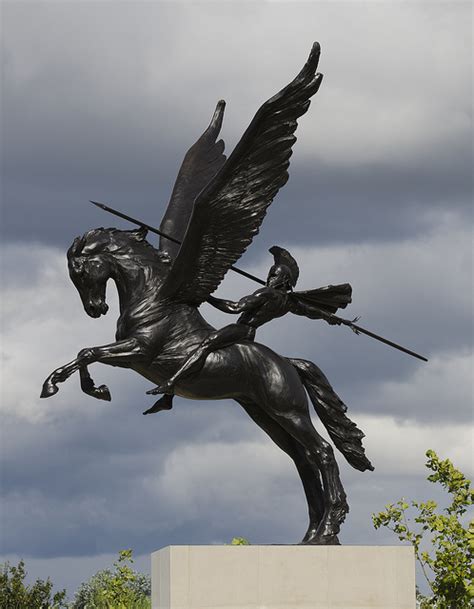 PEGASUS, Airborne Forces Memorial, by Charlie Langton - 2012 : r/Art