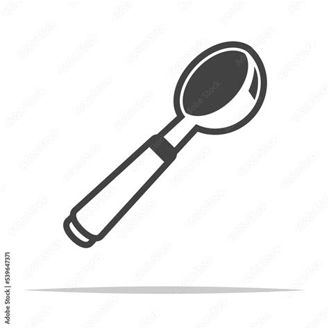 Ice cream scoop icon transparent vector isolated Stock Vector | Adobe Stock