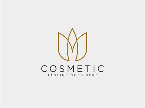 M Logo initial for cosmetic brand by Vectoryzen on Dribbble