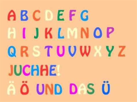 Das deutsche Alphabet-Lied (German Alphabet Song) - Learn German easily ...