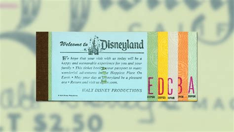 “E” Ticket Memories: Five Favorite Facts About Ticket Books - D23