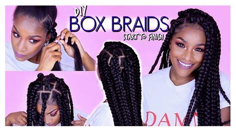 Box Braids Rubber Band Method - FroHub