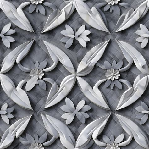 Premium AI Image | The elegant pattern on a piece of grey marble