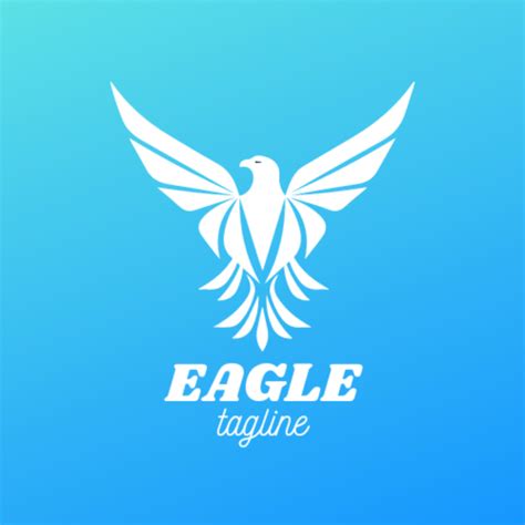 Minimalist Eagle Logo Design - MasterBundles