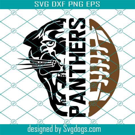 Panthers Football Svg, Panthers Svg, Football Svg, Mascot Svg, School Svg