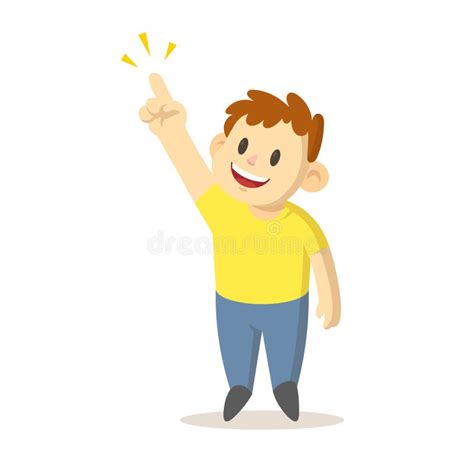 Cartoon man pointing stock vector. Illustration of pointing - 31279259