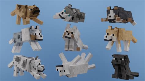 Dog breeds: : r/Minecraft