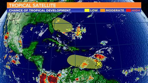 Hurricane Center tracking 2 weather systems areas in Atlantic | wltx.com