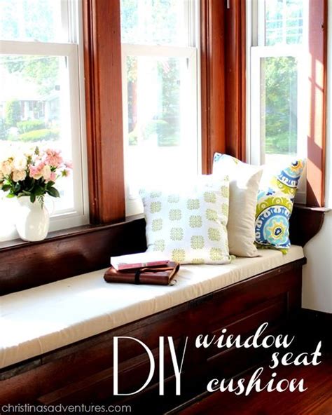 DIY Window Seat Cushion | Deco, Idee deco, Atelier deco