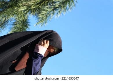 Muslim Women Wear Veil On Sunny Stock Photo 2214653347 | Shutterstock