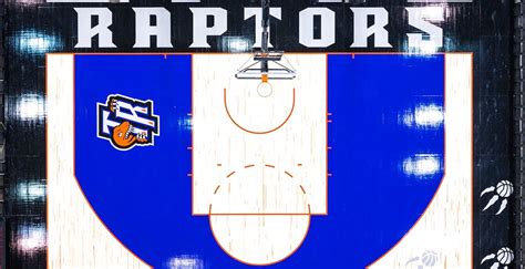 Raptors unveil retro court in time for tonight's throwback jersey game ...