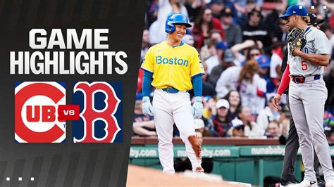 Cubs vs. Red Sox Highlights | 04/27/2024 | Boston Red Sox