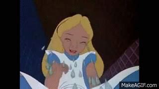 Alice in Wonderland Crying on Make a GIF