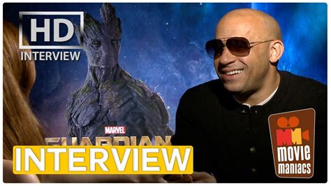 Vin Diesel talks Guardians of the Galaxy | Exclusive Interview - YouTube