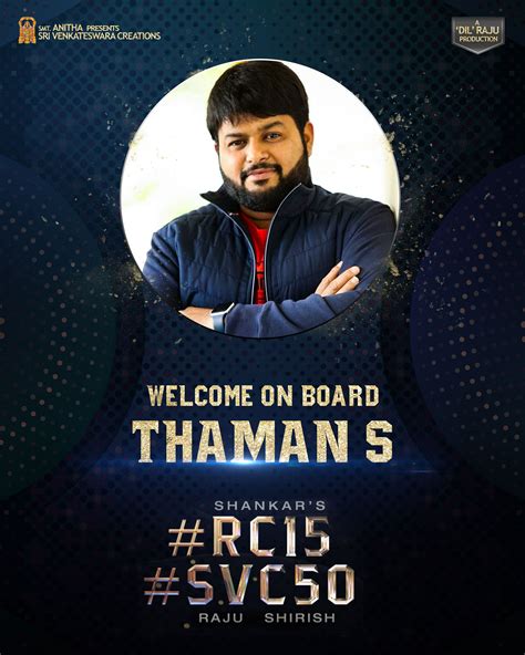 Thaman opens up on composing for Ram Charan-Shankar movie